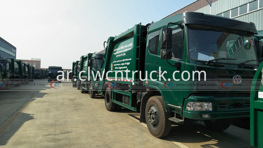 100units compactor garbage truck exporting to Sri Lanka 2